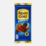 Шоколад молочный шоколадная начинка с кусочками Oreo Alpen Gold 85г