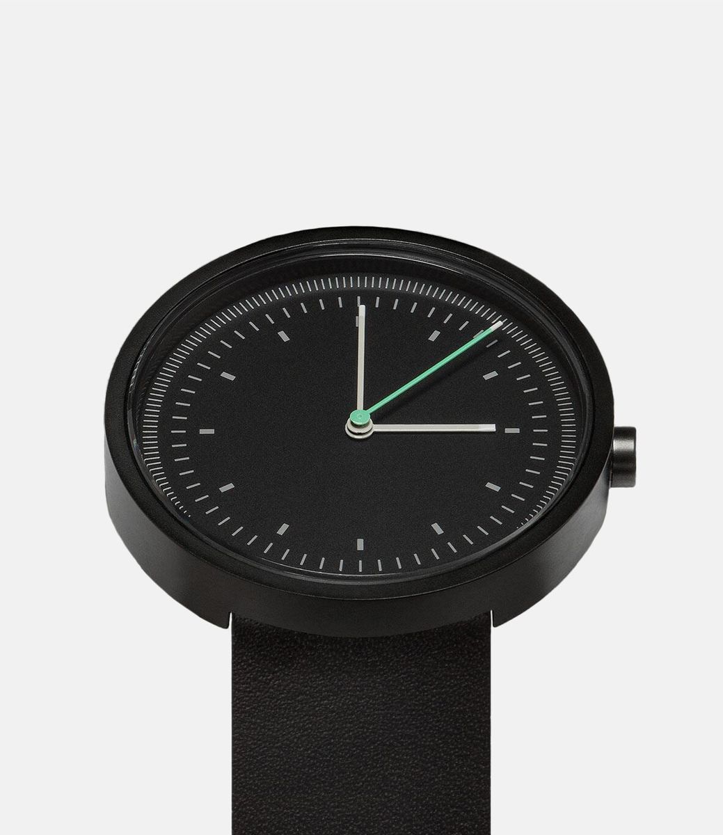 Aark Interval Black — кварцевые часы (38 мм)