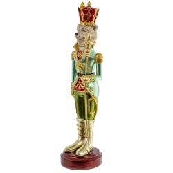 Фигурка декоративная "Солдатик-медведь", L10,5 W10,5 H41 см