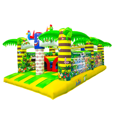 Надувная полоса препятствий «Туземцы», 7х4х2,7 м.