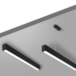 359605 OVER NT25 000 черный Светильник линейный светодиод. с переключ. цв. температуры IP20 LED 40W 220-240V 3000К\4000К\6000К FATTO