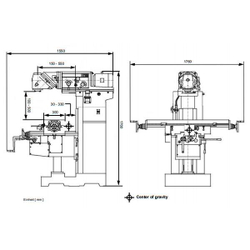 Универсальный фрезерный станок Optimum OPTImill MT 130 S