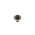 Шарм Qudo Bottone crystal silver 680105 BW/RG