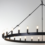 Citilux Смитсон CL470130 Люстра замковая подвесная Чёрная