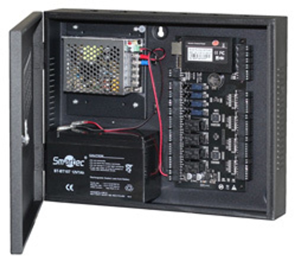 ST-NC440B Сетевой контроллер на 4 односторонние двери в боксе
