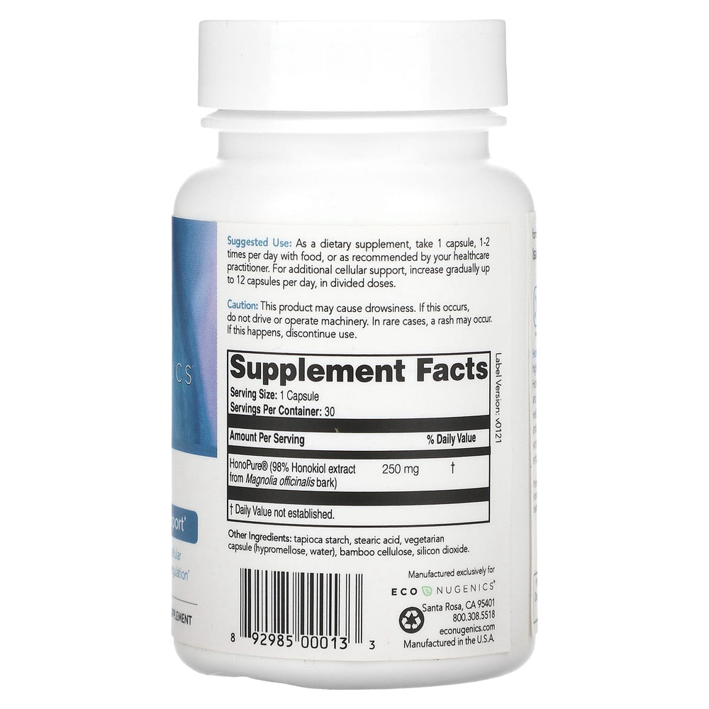 Econugenics, HonoPure®, 30 вегетарианских капсул (250 мг в 1 капсуле)