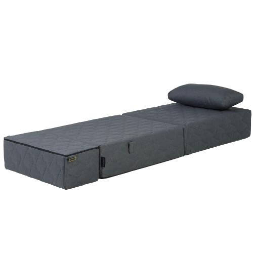 Бескаркасное кресло-кровать (трансформер) BuyDream (джинс)