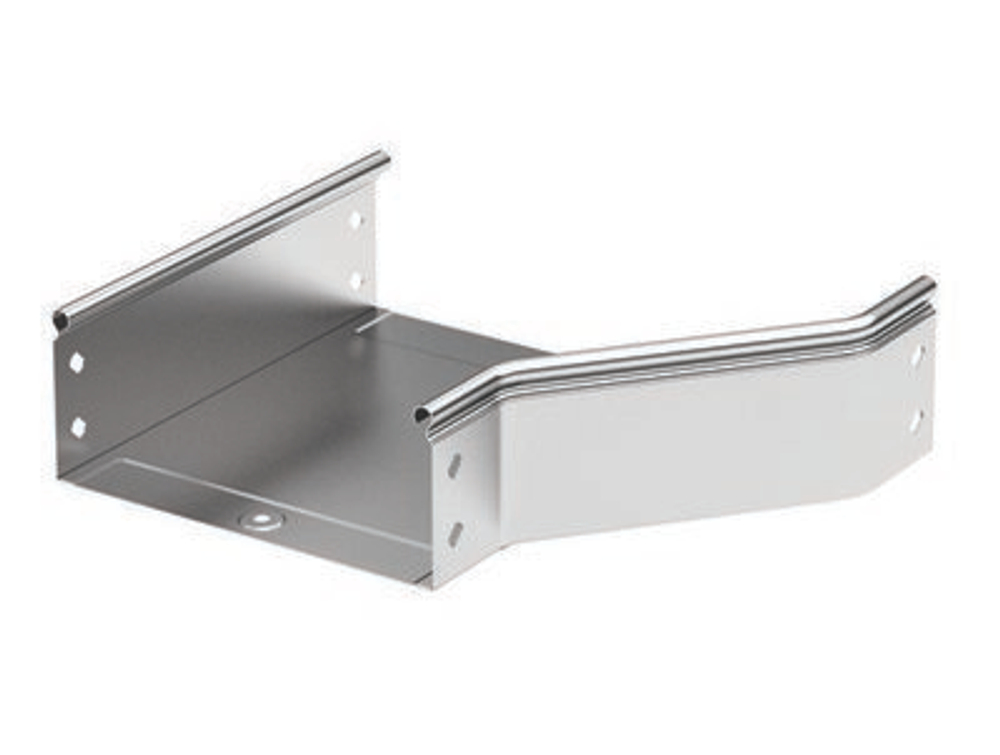 Переходник RRD правосторонний  200/150  H50 в комплекте с крепежными элементами и соединительными пластинами, необходимыми длямонтажа, горячеоцинкованный