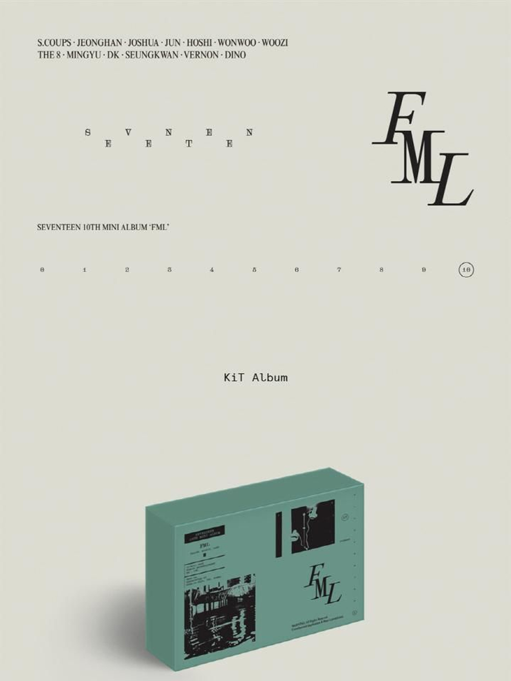 Альбом SEVENTEEN - FML 10th Mini Album KIHNO KiT Version