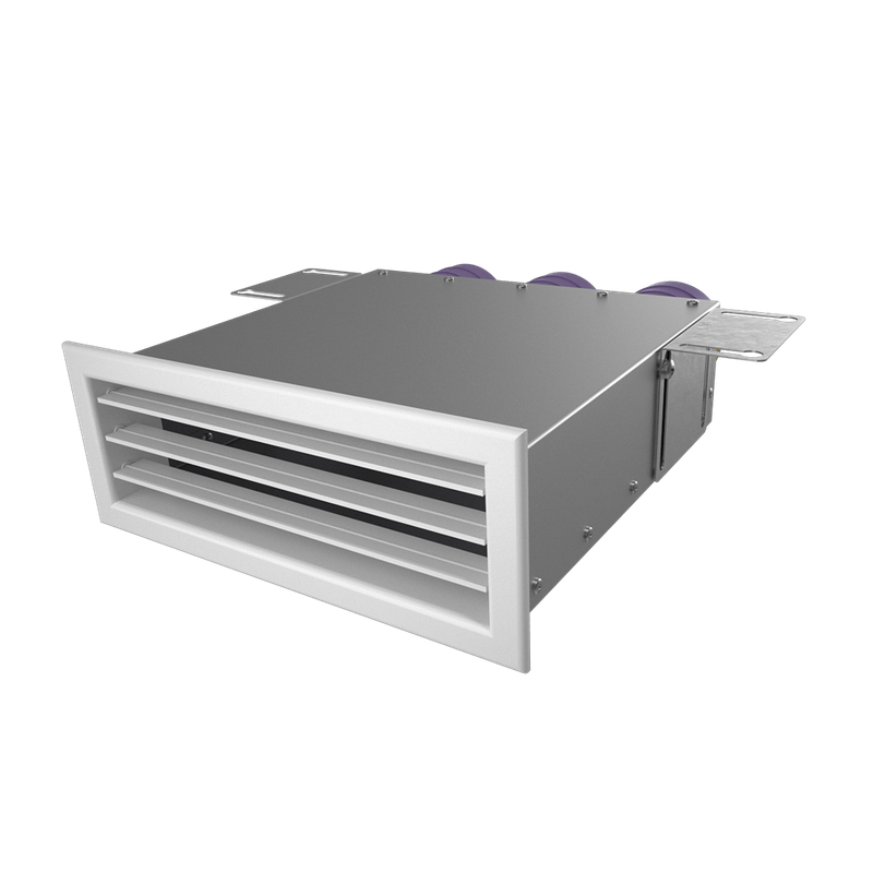 Присоединительная коробка VPK 300×90/75×3 на 3 выхода, прямая прямоугольная