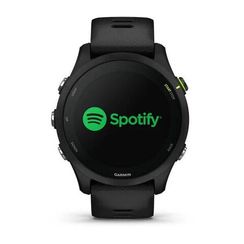 Умные часы Garmin FORERUNNER 255 Music с черным ремешком