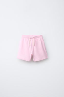 ZARA ОДНОТОННАЯ ПИЖАМА С КАРМАНОМ, РОЗОВЫЙ