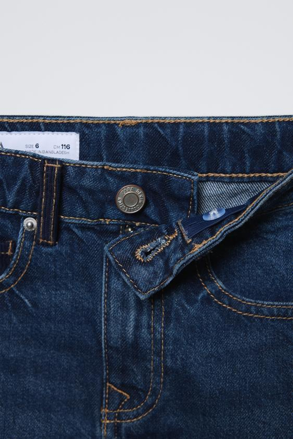 ZARA ЮБКА ИЗ ДЕНИМА, СИНИЙ