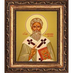 Флавиан, архиепископ Антиохийский, святитель. Икона на холсте.