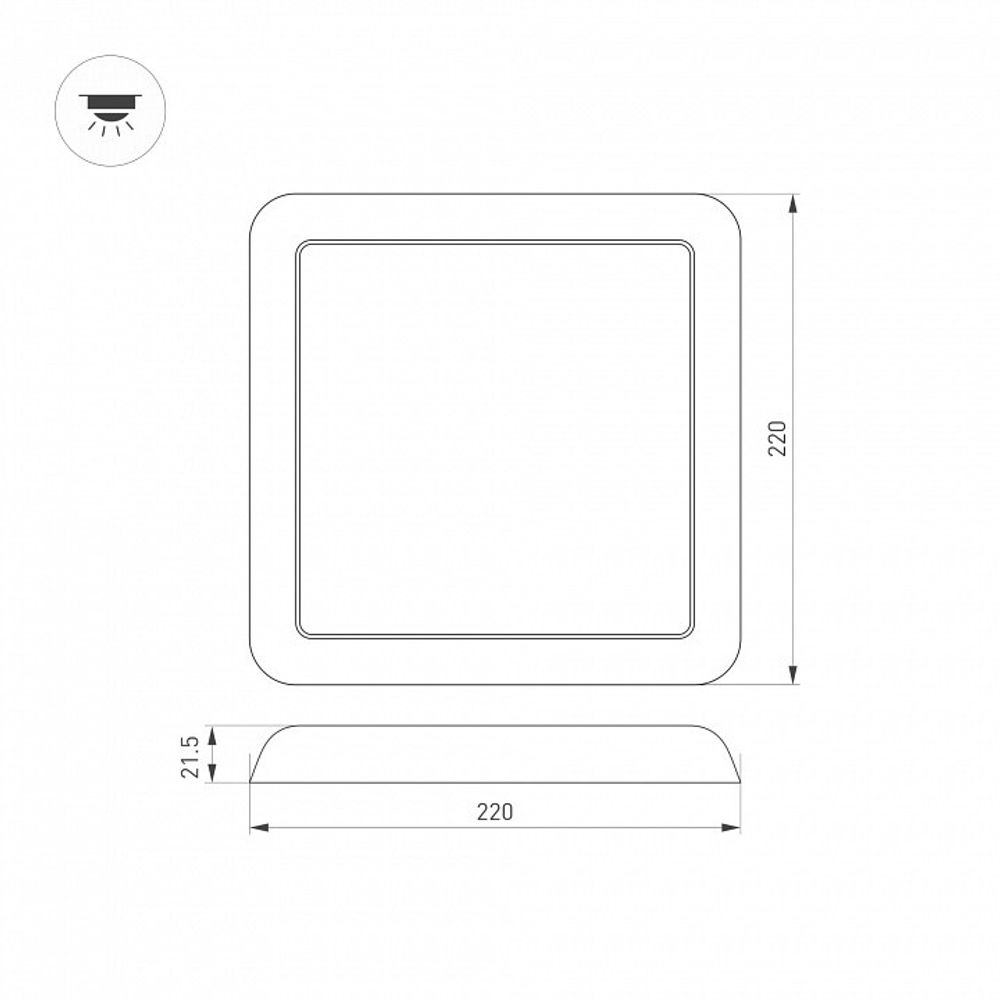 Накладной светильник Arlight FIOKK 034471