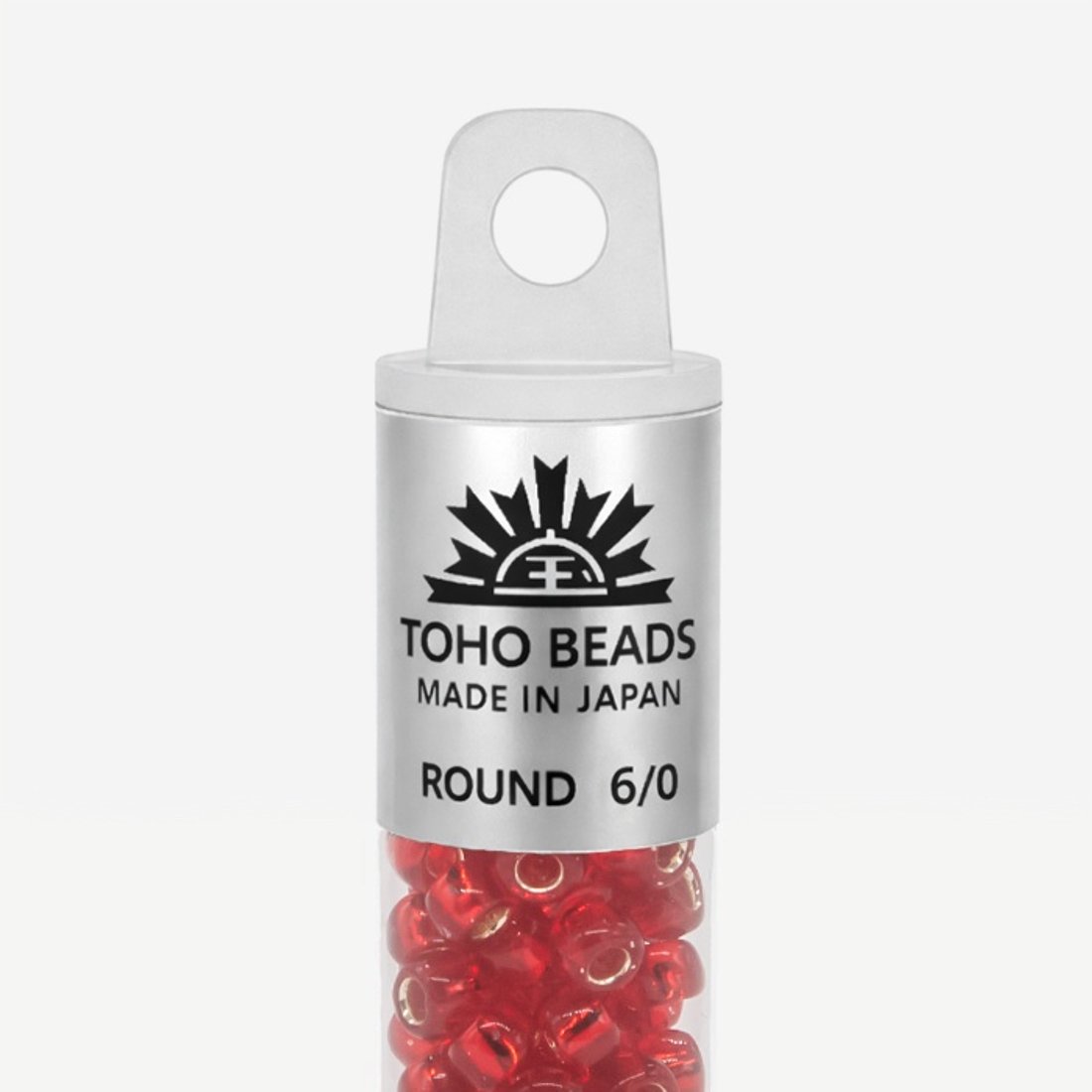 Японский бисер TOHO Round 6/0 (№25C), с внутренним серебрением, прозрачный