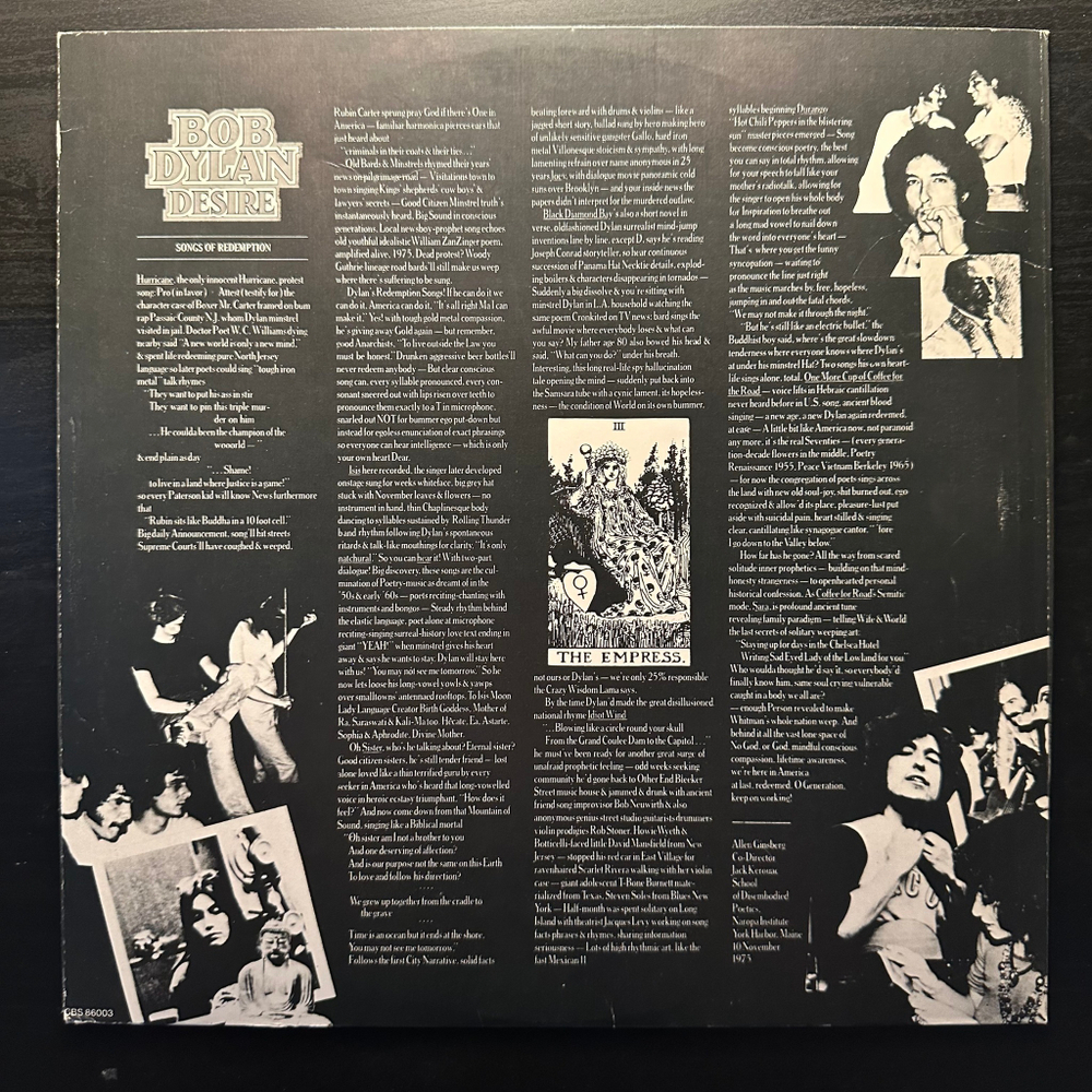 Bob Dylan - Desire (Голландия 1976г.)