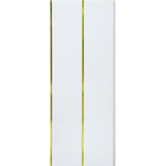 Панель ПВХ потолочная 2-х секционная ЗОЛОТО (3000х240х10мм)