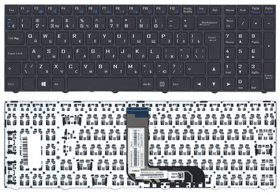 Клавиатура для ноутбука Haier NP50HH черная