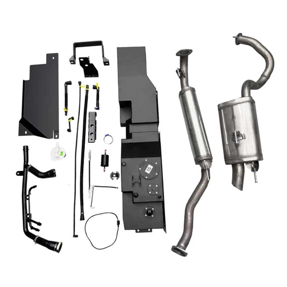 Дополнительный топливный бак на 60 литров для Toyota Land Cruiser Prado 250 2.4T Hybrid 2024+ LC250H Тойота Прадо Крузак