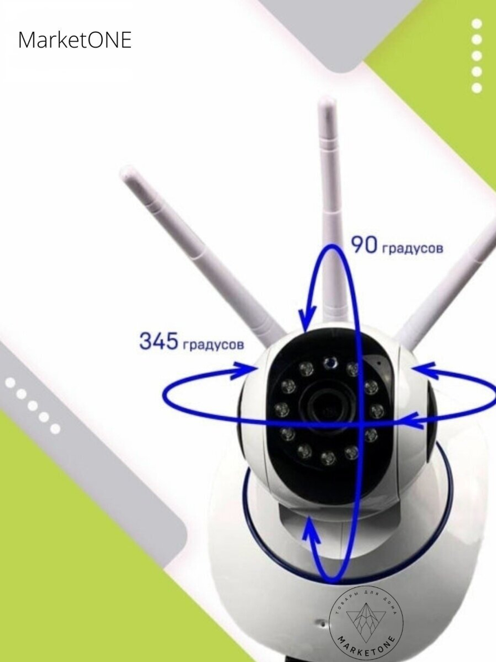 Камера IP поворотная Wi-Fi с удаленным доступом XPX EA-200SS
