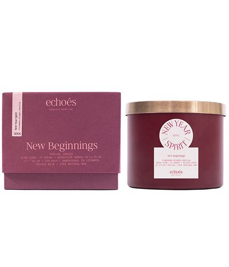 New Year Spirit, свеча New Beginnings collection, Echoes