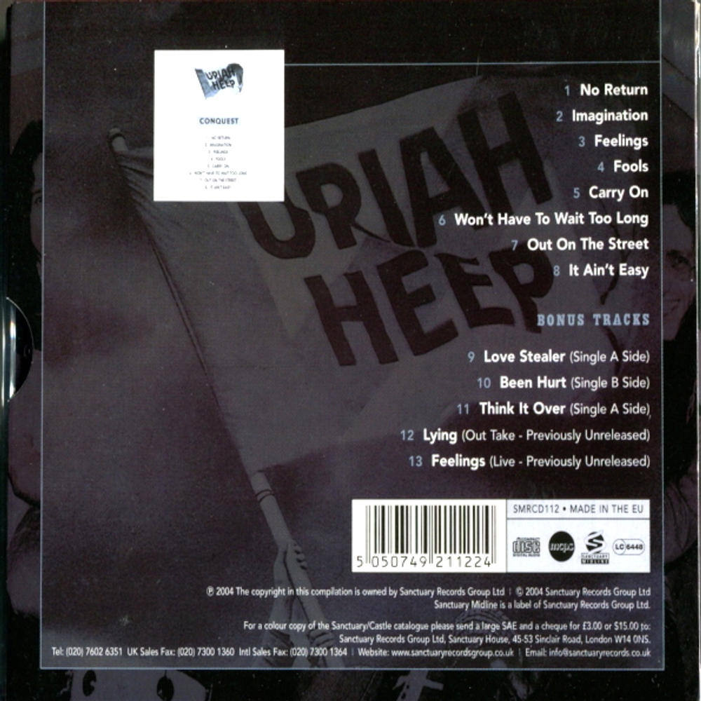 Uriah Heep / Conquest (Deluxe Edition)(CD)