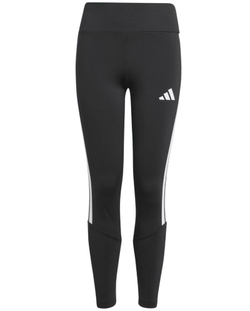 Брюки для девочки теннисные Adidas Train Essentials 3-Stripes - black/white