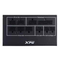 Блок питания XPG CORE REACTOR II VE 650 (ATX 3.1, 650W, Full Modular, PWM 120mm FDB fan, Active PFC, DC to DC,Half-Bridge & LLC converter, 80+ GOLD,) RET