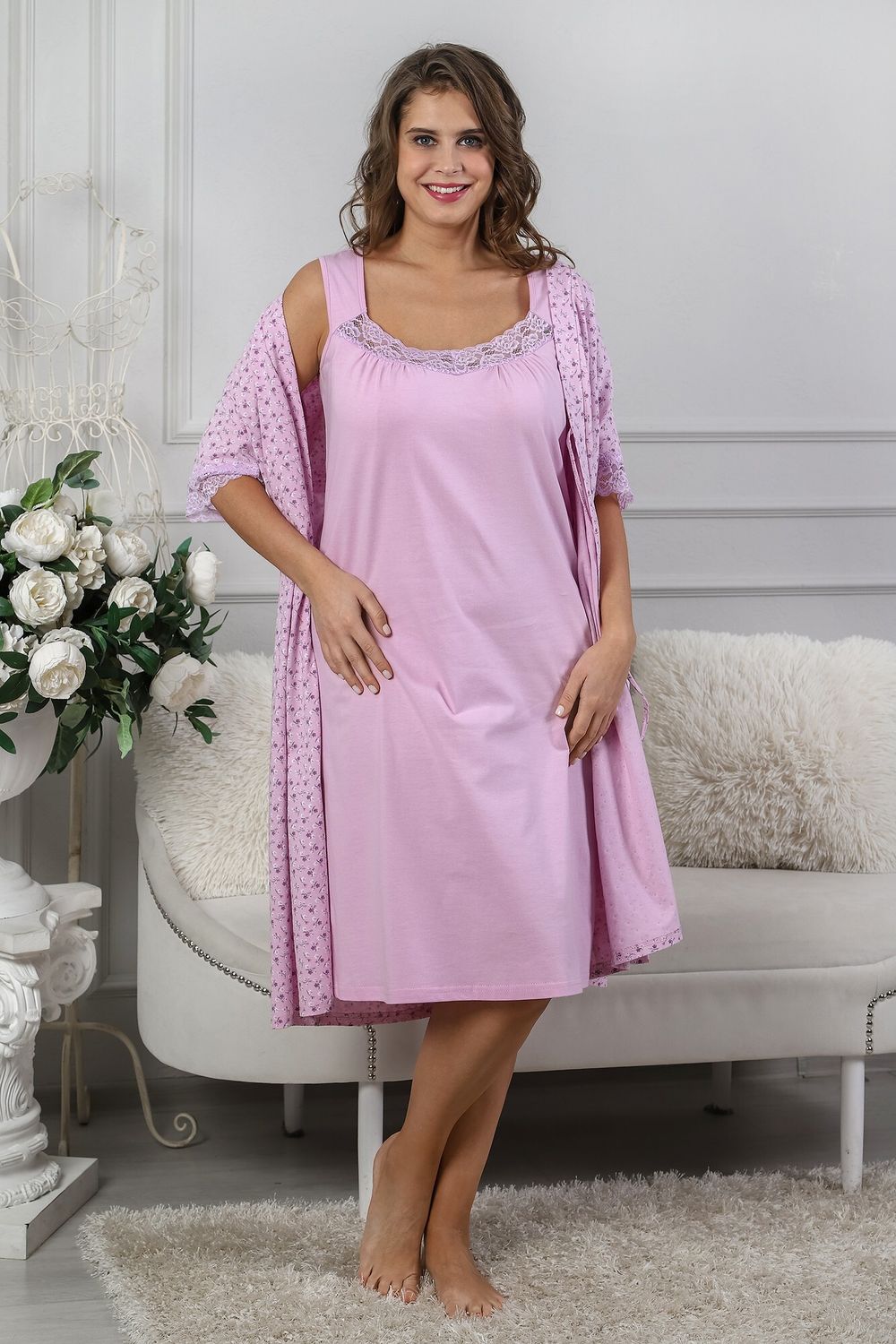 Сорочка Примула-3 Виотекс ЛИЛОВЫЙ