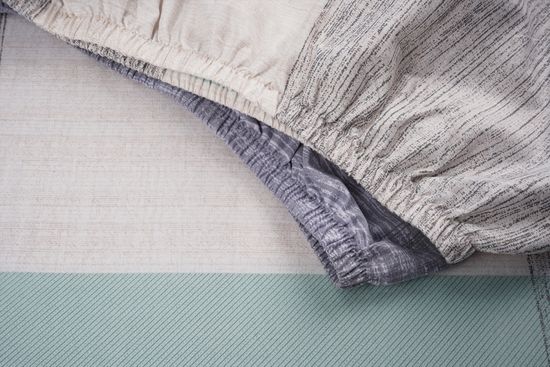 Простыня на резинке  Ариандна  120x200х30 , полисатин  DOMTEKC