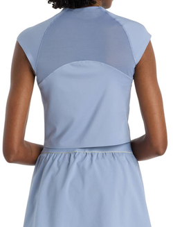 Женский топ теннисный New Balance Tournament Теннисная кепка - dusk shower