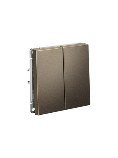 Выключатель 2-кл. ArtGallery (сх. 5) 10AX механизм мокко SE GAL000651