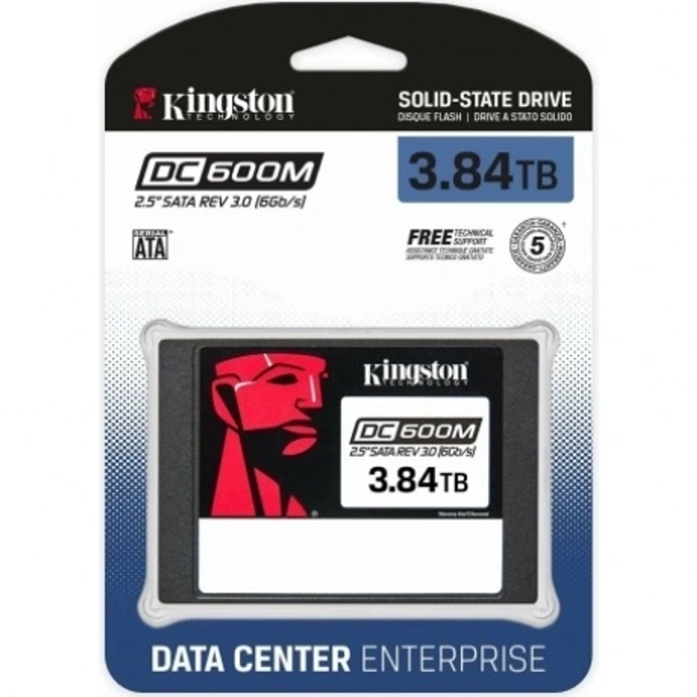 Накопитель SSD Kingston 3840GB 2.5" SATA 3 (SEDC600M/3840G)