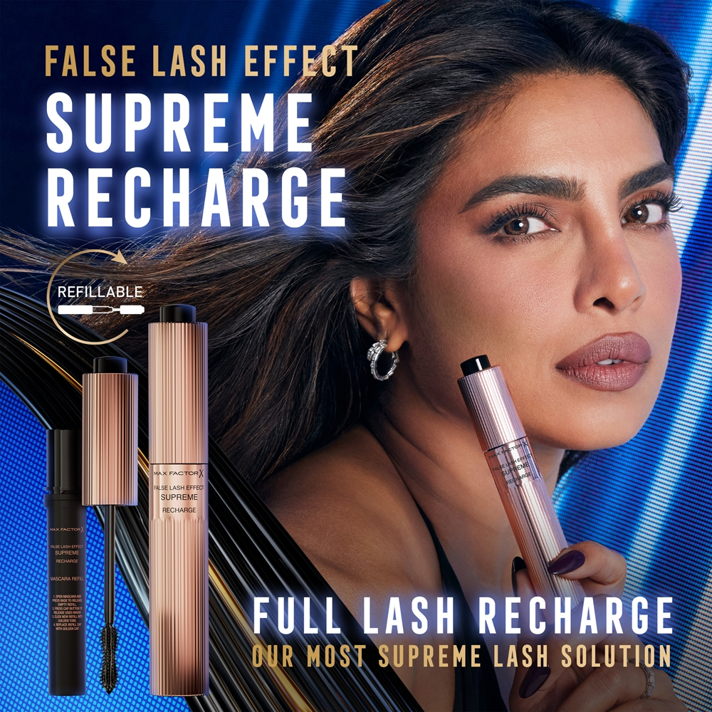 Max Factor False Lash Effect Supreme Recharge - Тушь для ресниц с эффектом искусственных ресниц. оттенок Black, 8 ml