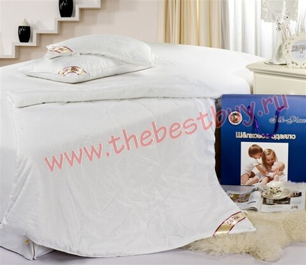 Одеяло детское шелковое в хлопке - 110х140