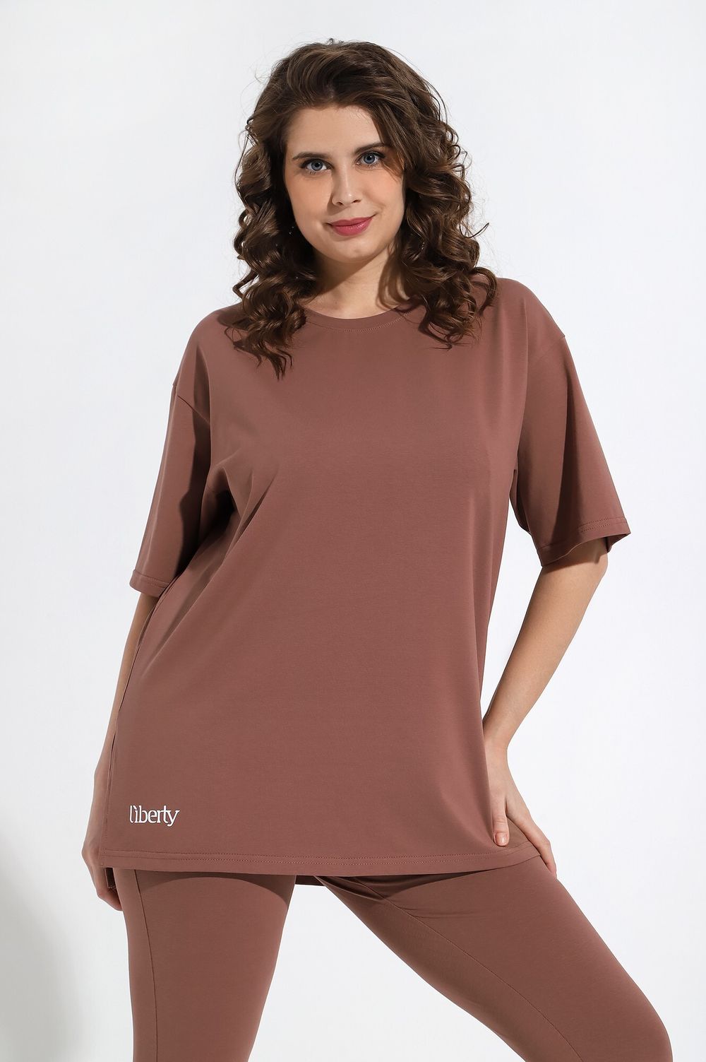 Костюм Стильная леди Виотекс КОРИЧНЕВЫЙ