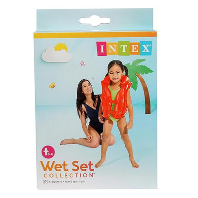 Жилет надувной Делюкс 50*47см от 3-6 лет 58671/589390 (intex)