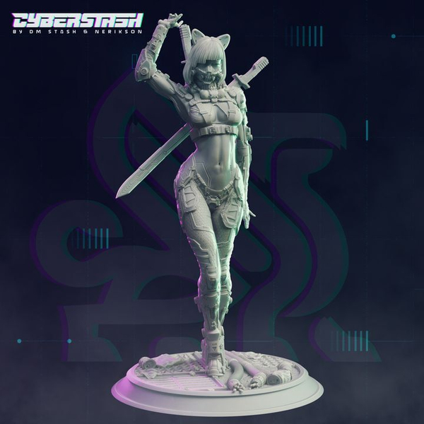 Миниатюры Киберпанк Cyberpunk 32мм 75мм