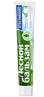 Зубная паста Лесной Бальзам «Забота природы» Натуральное отбеливание 75 мл.