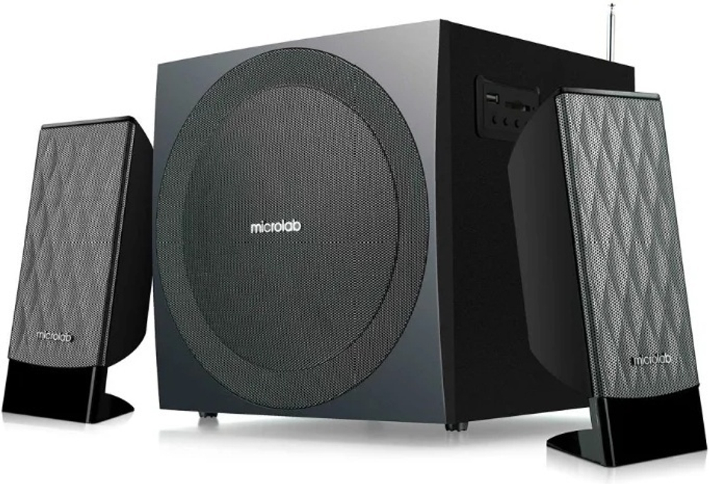 Компьютерные колонки Microlab M-300U черный