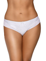 Оригинальные трусики-слипы с мелким цветочным рисунком (Размер: XL) (Цвет: белый)