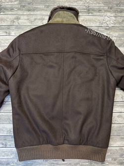 Кашемировая куртка с мехом Kiton