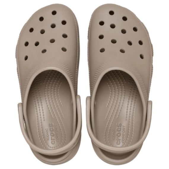 Crocs Classic Platform Clog 'Gray Brown'