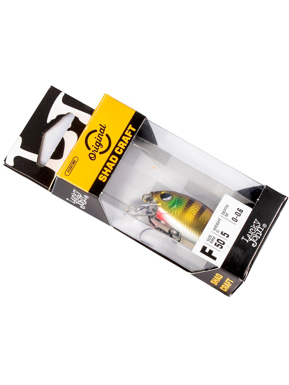 Воблер плавающий Lucky John Original SHAD CRAFT F 05/A018