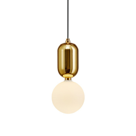 Pendant design lamp Aballs  by Parachilna (Gold,  D30)