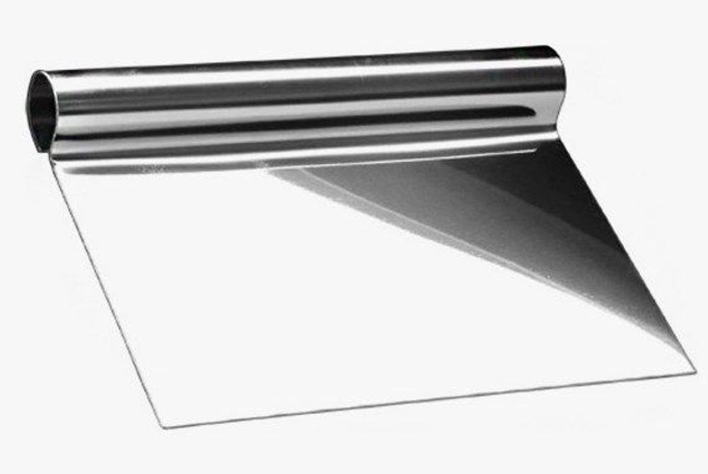 Скребок кондитерский 100*100 мм нерж.сталь