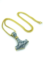 Цепь с подвеской Топор скандинавской оберег Гром Секира Тора