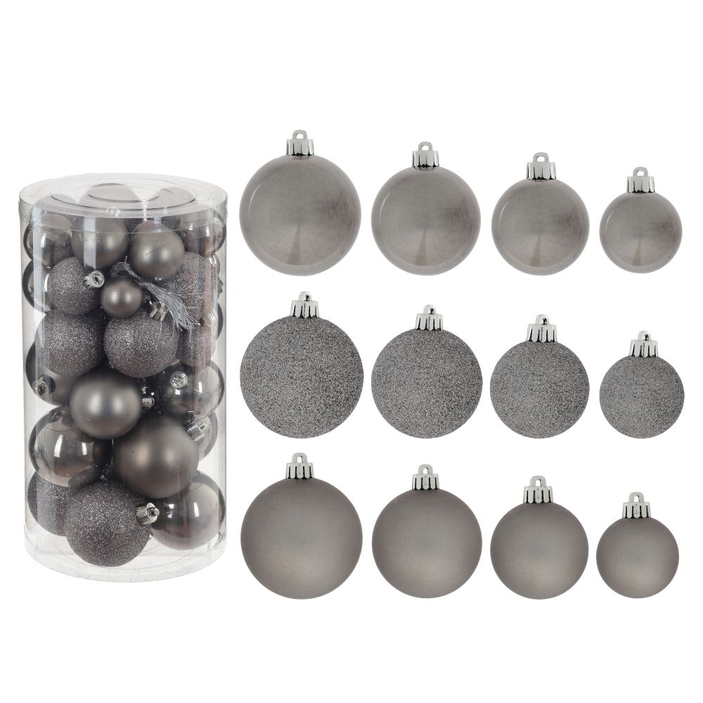 GAEM Набор из 40шт Украшение новогоднее "Шар", D 6 см, L6 W6 H7,5 см
