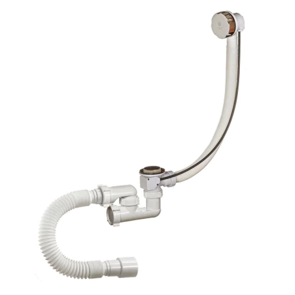 Сифон для ванны, 1" 1/2х40/50, полипроп, полуавтоматический, Orio, А-28089